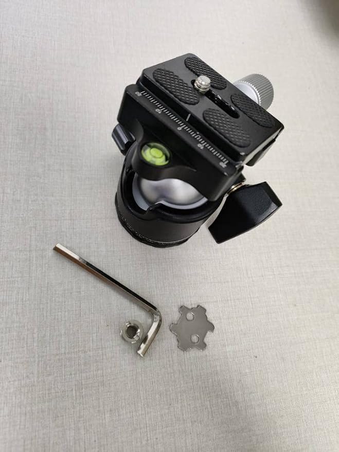 NEEWER Low Profile Camera Tripod Ball Head, 36mm Metal Panorama, GM36 | Compatible with Arca 1/4" Quick Release Plate, for Tripod Monopod Slider DSLR Camera Camcorder, Load Capacity: 33lb/15kg - Image 2