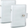 2 Pack 3x4in Instax Mini Picture Album Wallet Photo Book 36 Pockets Rectangle Polaroid Clear PVC Plastic Small Album Holder Cover for 3 Inch Pictures Photos Photocard Holder Storage by SOFPLATE