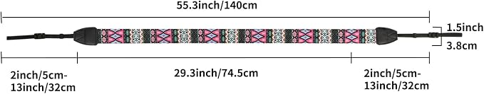 1 X 70CM DSLR Camera Strap Neck Shoulder Strap Belt Color Pinstripe Suitable for CANON EOS Rebel T5i T4i T3i T3 T2i T1i XT XTi XSi SL1 DSLR Cameras - Image 7