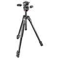 Manfrotto 290 Xtra Aluminum 3-Section Tripod Kit with 3-Way Head (MK290XTA3-3WUS), Black by Unknown