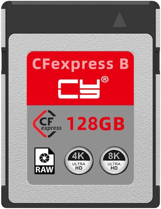 Xiwai CFexpress Type-B 128GB CFE CFB Memory Card Adapter Compatible with XS Camera 8K RAW PCIe Expansion by xiwai