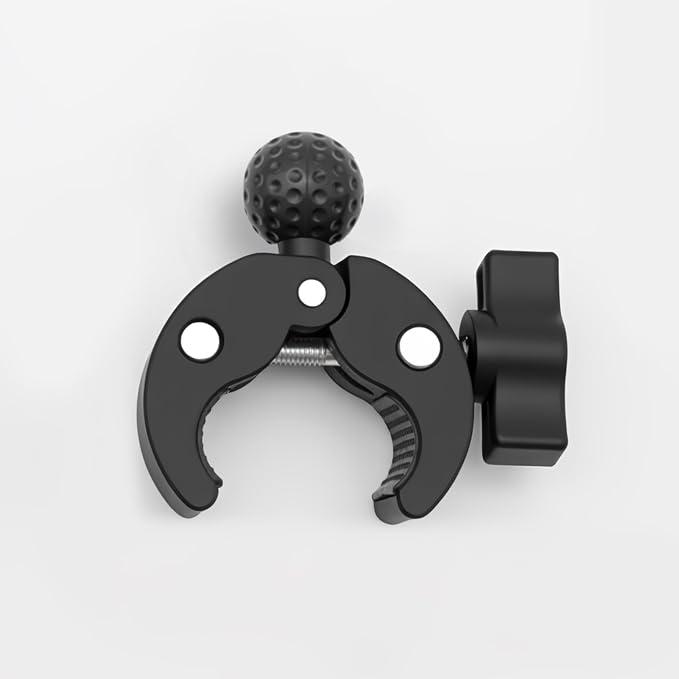 Double Super Clamp Mount Umbrella Holder with 360° Magic Arm, Heavy Duty Camera & Pole Clamp for Photography Light Stand, Monitor Bracket, Chair, Reflector & Crossbar Mount, 10" - Image 3