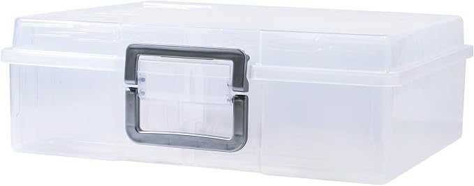 novelinks Photo Storage Box and 16 Inner 4" x 6" Photo Storage Containers | 1Pack Clear, Photo Albums 4x6 Pictures, Photo Organizers and Storage, Card Game Storage, Task Boxes for Special Education - Image 4
