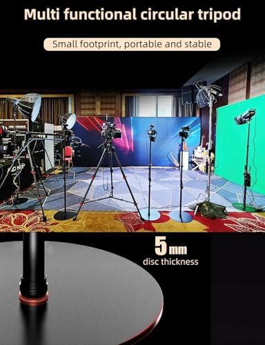 IFOOTAGE Cobra RB-A400,79" Round Base Monopod,Aluminum Photography Light Stand Flat Base for DSLR Camera, Light,Payload 22LBS(4 Pack) - Image 2