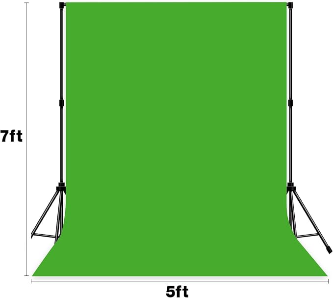 Green Photo Backdrop Professional Photography Background Polyester 5x7ft | Seamless Design eliminates Wrinkle Portrait Photography Wedding Dark Theme Decorations - Image 8