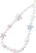 Beaded Phone Charm Lanyard Strap Girly Style Fixed Beads Pearl Lanyards by Staqlo