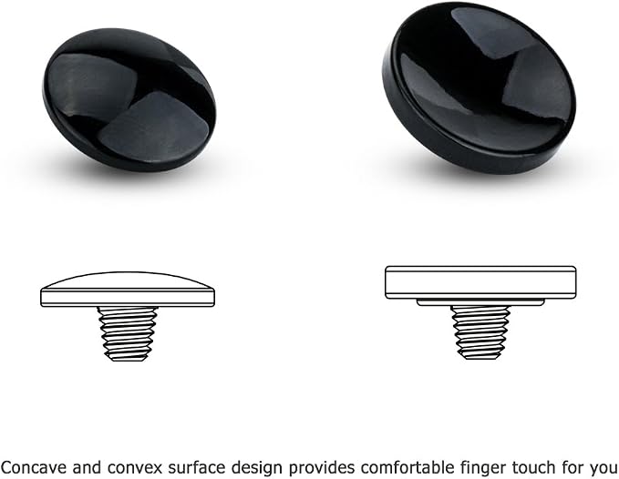 JJC 2-Pack Camera Soft Shutter Release Button for Fujifilm X-E5 X-T50 X-T20 | for Fuji X-M5 X-T30 III II X-T10 X Half X-T4 X-T3 X-T2 X-PRO3 X100VI X100V X100F X-E4 Sony RX1RII RX10 IV III Nikon Zf & More - Image 2