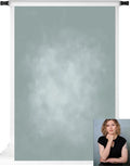 Kate Dark Cyan Photography Backdrops Abstract Photo Backdrop Poratrait Background for Photoshoot, 6.5x10ft by KateBackdropforPhotography