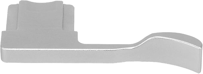 Haoge THB-GR3S Metal Hot Shoe Thumb Up Rest Hand Grip for RICOH GR III X GRIII GR3 GR3X GR IV GR4 Camera Silver by haoge