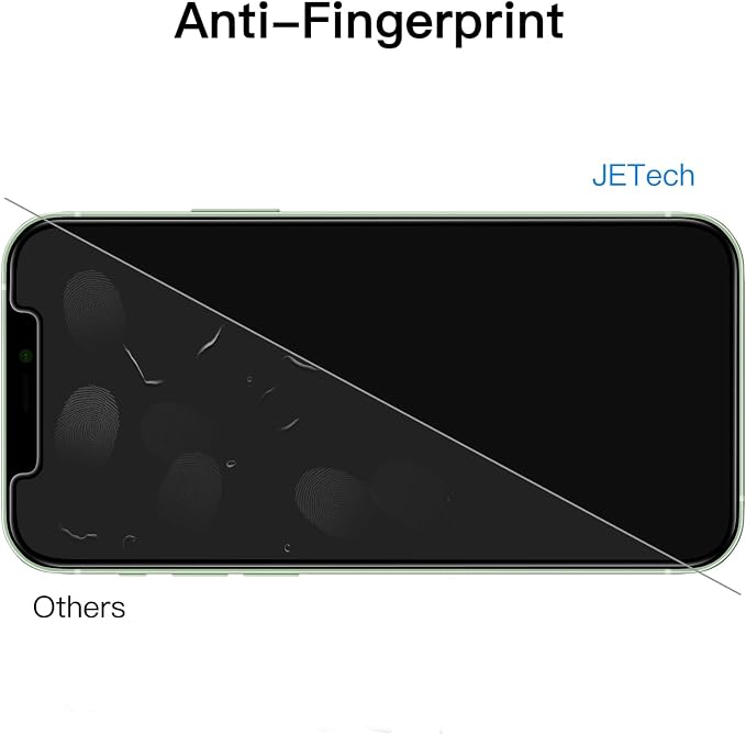 JETech Screen Protector for iPhone 12 mini, 2+2 Pack | with Camera Lens Protector, HD Clear Tempered Glass, Face ID Compatible, Anti-Scratch Protection - Image 7