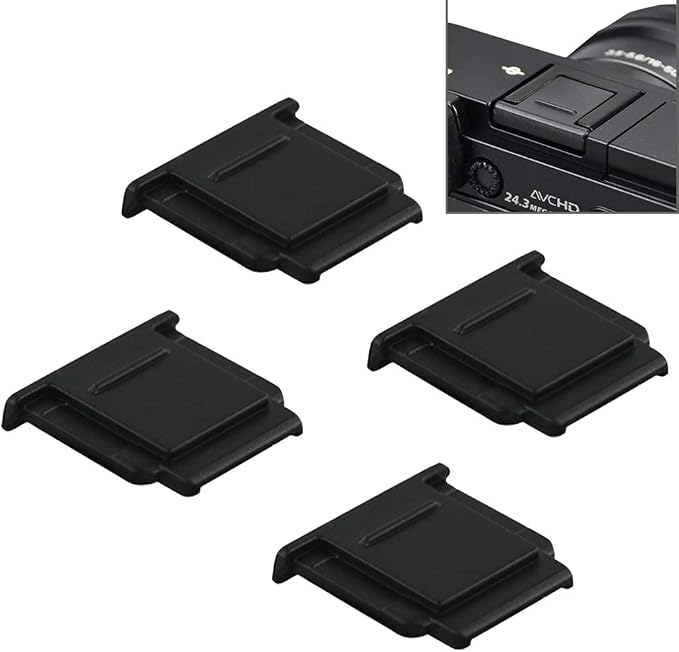 4PCS RX10V A7RVI Camera Hot Shoe Cover Protector Cap for Sony A7C R II A7M5 | Camera Hotshoe Cover for A7 V IV III A1II A7S III II A9III II A6700 A6600 A6500 ZV-E10 II ZV-1II ZV-E1 ZV-1F Replace FA-SHC1M by JJC