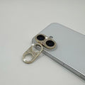 2 Pack Glitter Camera Lens Cover Protector for iPhone 17，Metal Bling Diamond Camera Lens Cover Sticker Protector (for iPhone 17-Gold) by GSRYPC