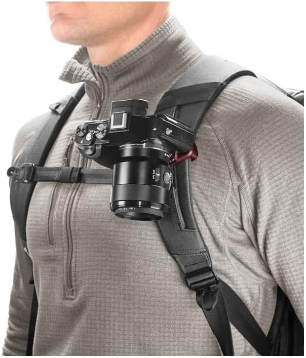 Peak Design Capture Camera Clip V3, Eclipse with Plate, Holds DSLR, Compact and Point and Shoot Bodies, Secure, Stable and Accessible, Attaches to Straps and Belts, Quick Release, 200 lb Capacity - Image 2