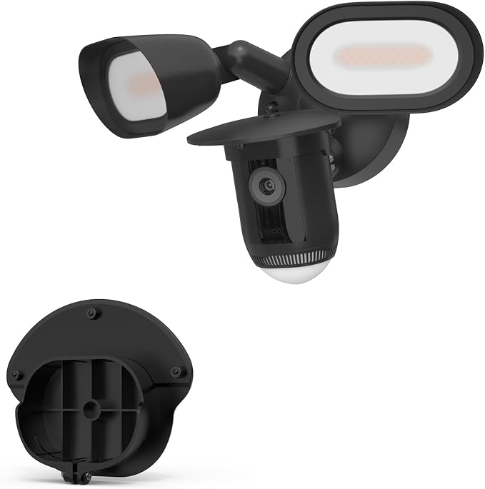 Sun Rain Shade Camera Cover Compatible with R-ing Floodlight Cam Wired Pro, for R-ing Floodlight Outdoor Weather-Resistant Rain Shield Accesorios (Black) - Image 8