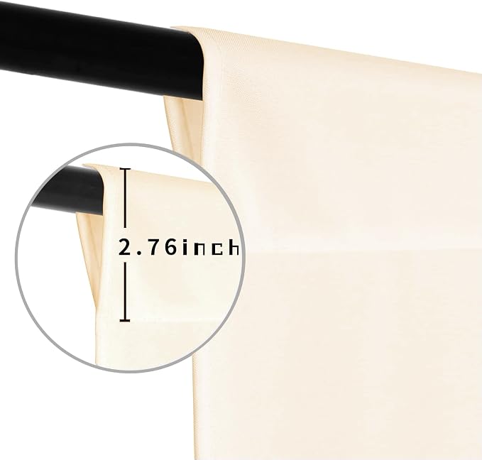 Beige Photo Backdrop for Photoshoot Background Photography 10x20ft | Polyester, Portrait Product Real Estate Shoot, Wedding Family Decor - Image 5
