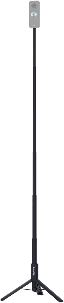 Insta360 2-in-1 Invisible Selfie Stick + Tripod, Aluminum Alloy Invisible Pole and Tripod, Compatible with Insta360 Ace, Ace Pro, Ace Pro 2, GO Ultra, GO 3S, ONE X2, X3, X4, X5 Action Cameras, Black - Image 4