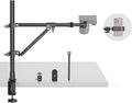 SMALLRIG Triangle Camera Desk Mount, Overhead Desk Clamp Phone Mount | with Auxiliary Support Rod, with Phone Holder & Ball Head for Camera/Phone/Light/Webcam, Max Load 6.6lbs by SmallRig