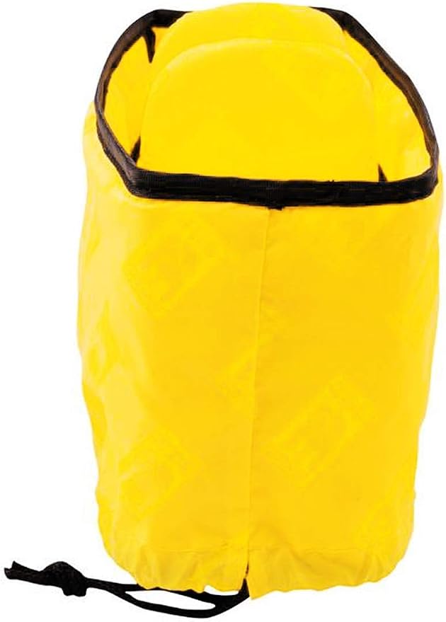 Cubeze (ACQB 39) Flexible Padded Storage Bag; Removable & Adjustable Padded Inserts; Drawstring Closure; Hi-Vis Yellow Interior; Exterior Pockets for Accessories; Yellow - Image 2