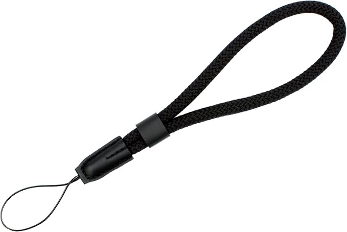 VKO Soft Camera Wrist Strap, Rope Camera Hand Strap | for Point-and-Shoot Camera,Mirrorless Camera,Small Camera Hand Strap Black by VKO