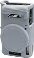 Easy Hood Camera Case for Canon ELPH 360/IXUS 285 HS/IXY 650 Camera,Grey | With Removable Lens Cover,Soft Silicone Protective Case,Anti-Scratch,Dustproof,Shockproof,Enhanced Grip,Camera Accessories by EasyHood
