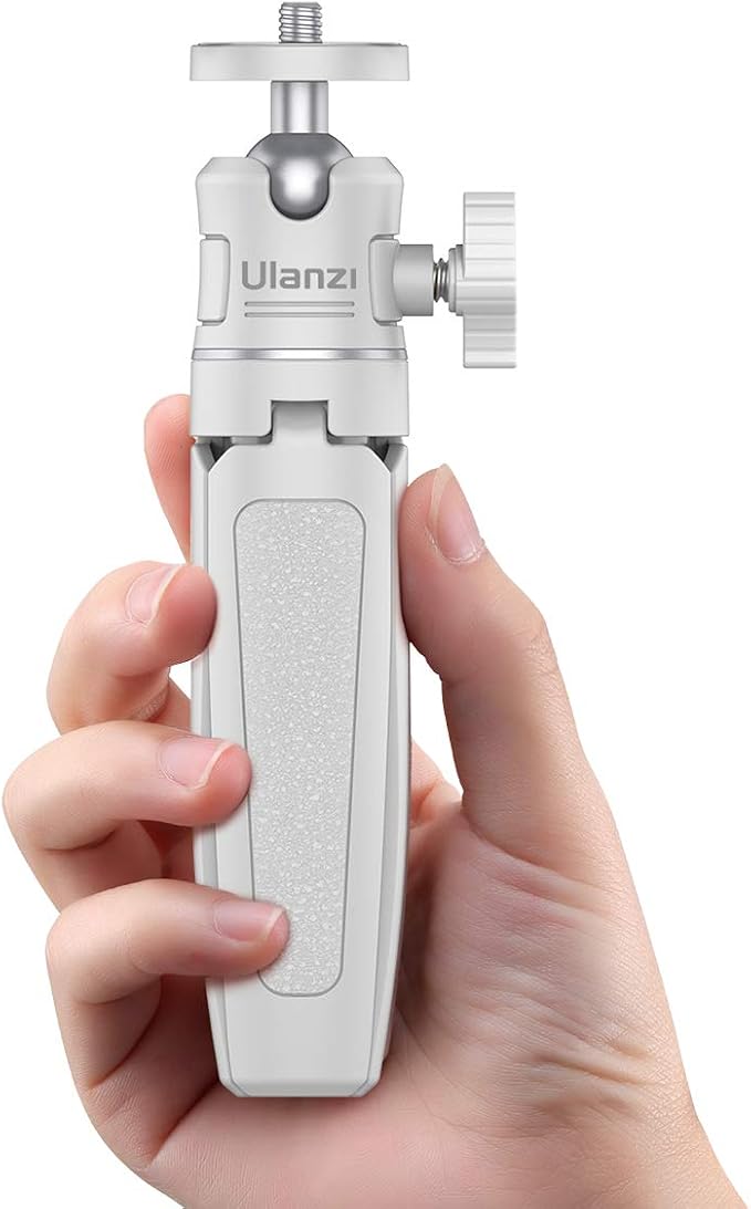 ULANZI Extension Pole Tripod Mini Selfie Stick Stand Handle Grip Vlogging | for iPhone 13 Pro Max Smartphone OSMO Pocket 4 3 Canon G7X Mark III Sony RX100 DJI Osmo Nano Luna Cameras White - Image 4