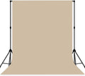 Beige Photo Backdrop Professional Photography Background Fabric 6x9ft | Seamless Design eliminates Wrinkle Portrait Photography Wedding Dark Theme Decorations by MIZSYE