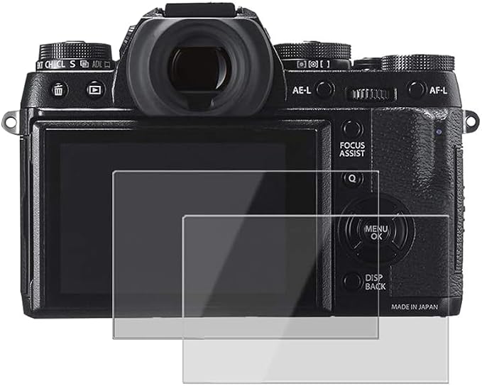 kinokoo Tempered Glass Film for fuji X-T1/X-T2 Crystal Clear Film FUJIFILM XT1 XT2 Screen Protector Bubble-free/Anti-scratch(2 pack) by kinokoo