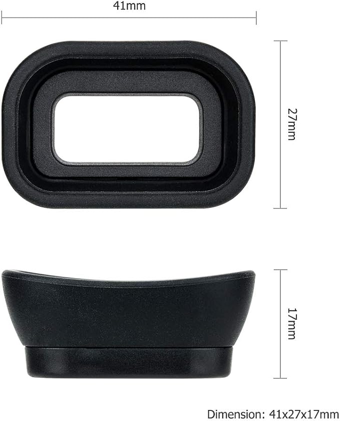 Extended Replace Sony FDA-EP17 Camera Eyecup Viewfinder for A6600 A6500 | Soft Silicon,Camera Eye Cup Eyepiece Protector,for Sony A6600 A6500 A6400 - Image 5