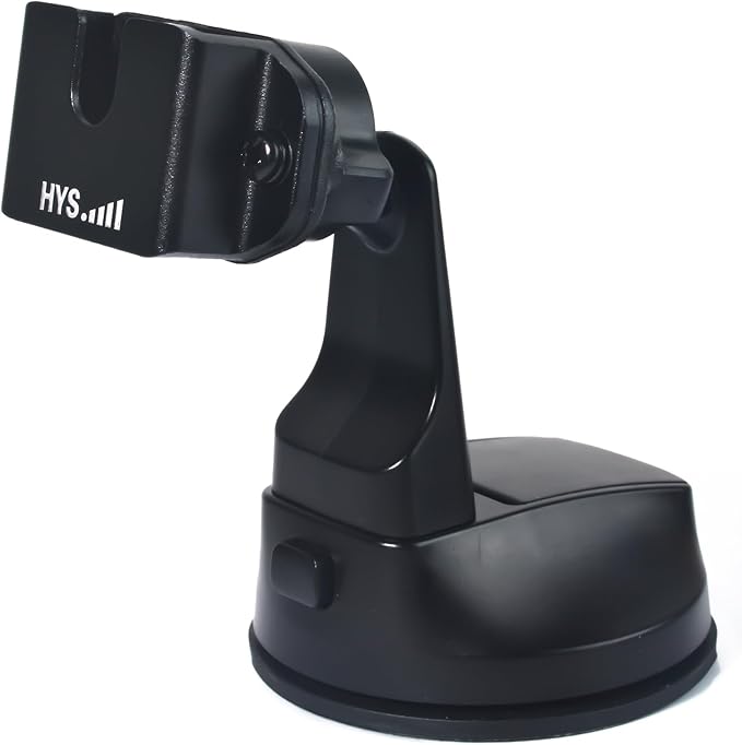 HYS Amateur Radio Scanner/HT/Mobile CB Radio Speaker Microphones with a Belt Clip or Round Knob Suction Cup Mount for YEASU/Vertex Icom Astatic Cobra Uniden Shoulder Speaker Mic by HYS
