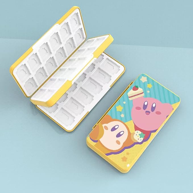 PERFECTSIGHT 48 Switch Game Card Case for Nintendo Switch 2/OLED/ Lite Cute 48 Game Holder Cartridge Case for Game Cards and SD Cards, Kawaii Portable Compact Storage Box, KB WD - Image 7