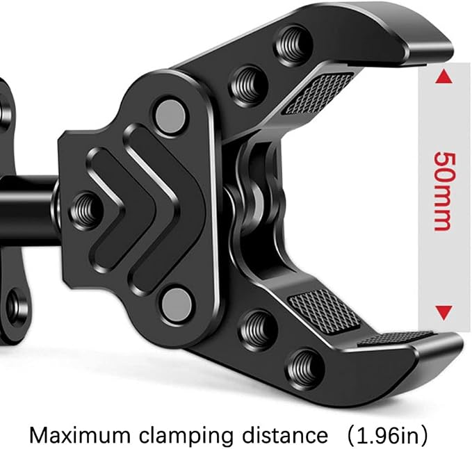 Super Clamp Camera Mount with 1/4" Thread Bottom Clamp for Gopro Camera ，Ronin，LCD Field Monitor, LED Lights, Flash, Mic, Action Cam - Image 3