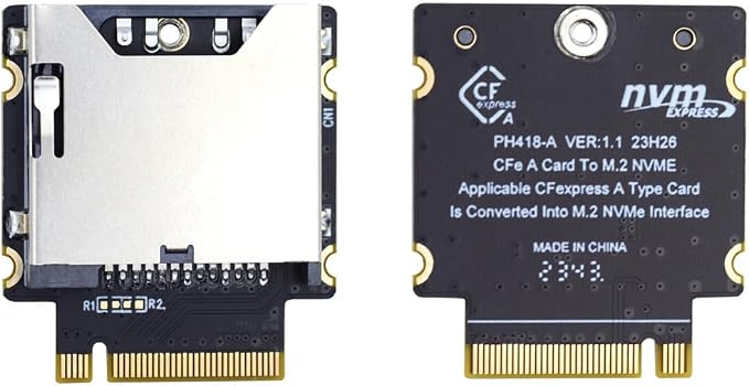 M.2 NVMe M-Key Host to CFExpress Type-A CFA Extension Adapter M2 for CFE Support Camera Memory Card - Image 2