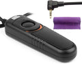 Pixel Camera Shutter Release Cable E3 Compatible with Canon, Olympus, Fuji | Remote switch replaces RS-60E3, 120cm/3.94ft, control autofocus, shutter-trigger & Bulb, requires no batteries, plug and play by Pixel