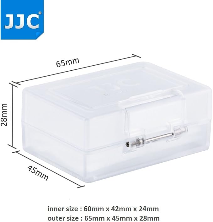 4-Pack JJC Compatible Camera Battery Case for Canon LP-E6N LP-E8 LP-E12 LP-E17 for Nikon EN-EL15 EN-EL14A for Sony NP-FZ100 NP-FW50 NP-FM500H NP-BX1 for Fujifilm NP-W126S NP-95 for Olympus BLN-1 BLS-5 - Image 9