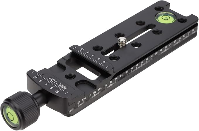 Camera Rail Nodal Slide 150mm Quick Release Plate Clamp Compatible with Arca Swiss Tripod for Garmin Xero C1 DSLR Tripod Monopod Ball Head for Panoramic Close-up Photography - Image 2