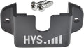 HYS Single Side CB VHF UHF Radio&Mic Hanger Mount w/Screw for Car Truck | Screw-mount installation - permanent and secure,works with belt clip & round knob mic for CB,VHF,and UHF two-way radio brands by HYS