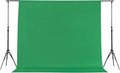 Joccun 6X9FT Green Backdrop Background for Photography,Polyester Backdrop Curtain Background Screen for Photography,Photoshoot,Video Recording,Studio(6X9ft,Green) by Joccun
