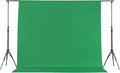 Joccun 5X7FT Green Backdrop Background for Photography,Polyester Backdrop Curtain Background Screen for Photography,Photoshoot,Video Recording,Studio(5X7ft,Green) by Joccun