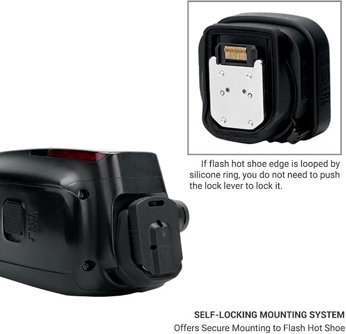 JJC 2PCS Flash Hot Shoe Cover Cap for Canon Flash Speedlight 270EX II 580EX II 430EX III-RT, ABS Flash Shoe Mount Protector with Self-Locking Function - Image 5