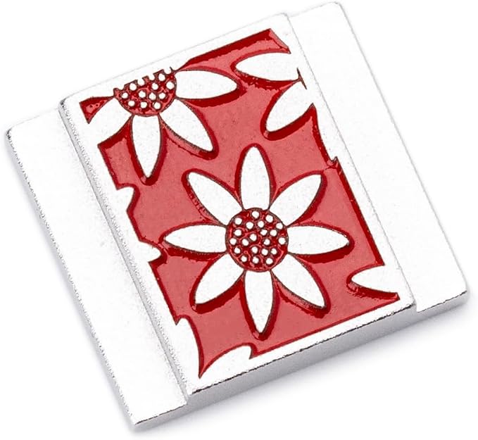 Camera Soft Release Button, Shutter Button for Fujifilm X100VI X100V X-E4 X-E3 X-T5 X-T4 X-T3 X-T30 II X-T20 X-PRO3 (red Daisy Cover) by DBZZ