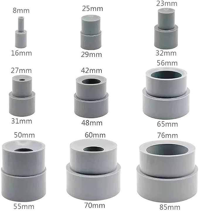 Camera Lens Repair Tool Kit (8-83mm) – 9-Piece Rubber Lens Ring Remover & Filter Wrench Set – Friction Grip Spanner for DSLR, Vintage Lens & Fungus Removal – Non-Marring Opener - Image 6