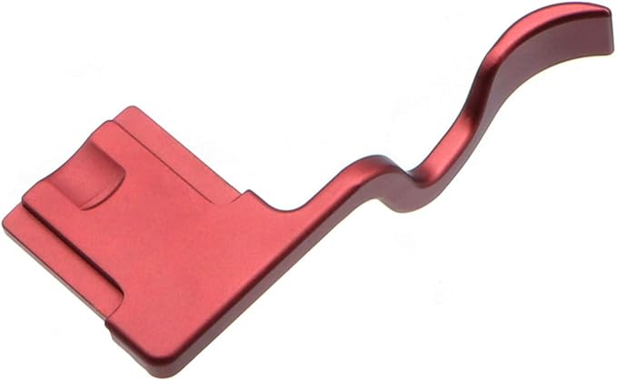 Metal Hot Shoe Thumb Grip for Fujifilm X-T10 X-T20 X-T30 X-T30II Camera Accessories Red by HITHUT