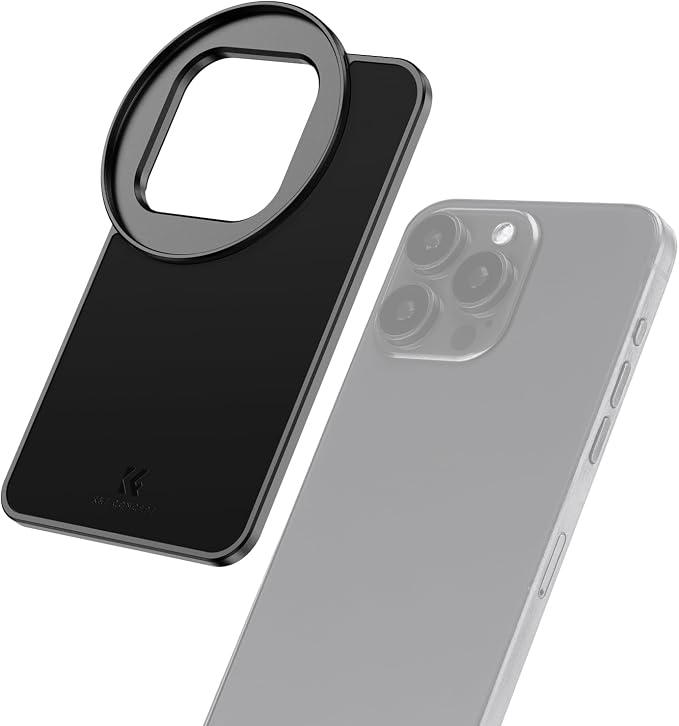 K&F CONCEPT 6.7 inch Magnetic Lens Filter Mount Adapter | Compatible with iPhone and 67mm Threaded Filters, Compatible with 16/15/14/13/12 Pro Max, 16/15/14 Plus, FA201 by KFCONCEPT