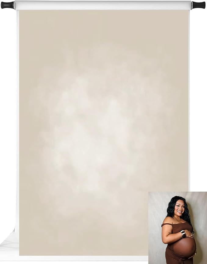 Kate Beige Photo Backdrops Photography Backdrops Beige Background for Portrait Photoshoot,5x7ft by KateBackdropforPhotography