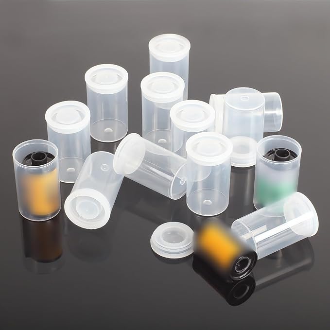 12 Pcs Clear Plastic Film Canisters Small Film Storage Case Tube Camera Film Holder Fish Hook Containers Bead Organizer Containers Small Accessories Storage Containers - Image 4