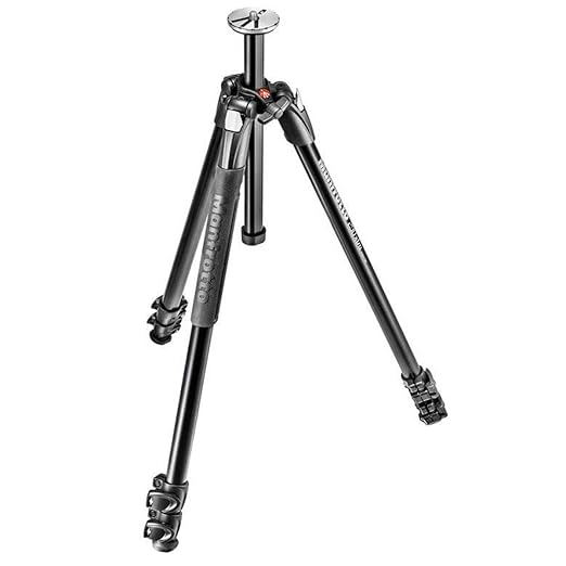 Manfrotto 290 Xtra Aluminum 3-Section Tripod (MT290XTA3US) Black | Includes shoulder bag and 10 year warranty for stability, travel and protection by Unknown