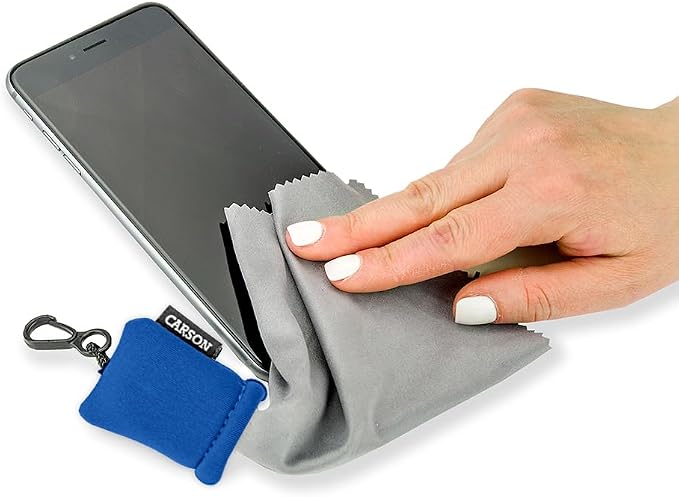 Carson Stuff-It Microfiber Lens Cloth Cleaning System for Eyeglasses, Smartphones, Tablets, Optics, Lenses, Cameras and More - Image 3