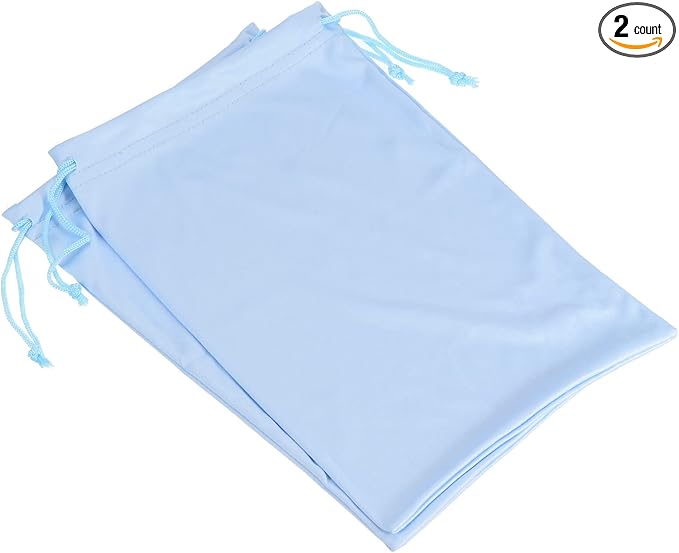 PATIKIL Ski Goggle Bag Microfiber Snow Goggles Case Cover Soft Storage Sleeve Drawstring Pouch by PATIKIL