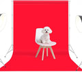 Red Photo Backdrop for Photoshoot Background Photography 3x5ft | Polyester, Seasonal Professional, Party Fashion Studio, Streaming Video Shooting by LYLYCTY
