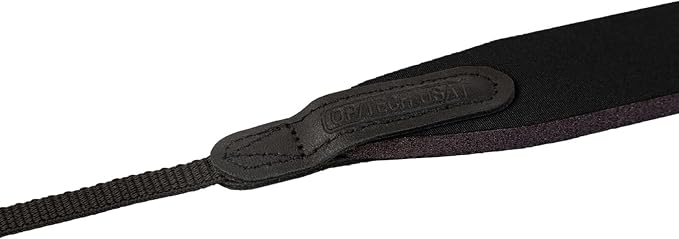 OP/TECH USA E-Z Comfort Neoprene Neck Strap - Lightweight, Padded, Adjustable Strap for DSLR, Mirrorless & Binoculars (Black) - Made in USA - Image 2